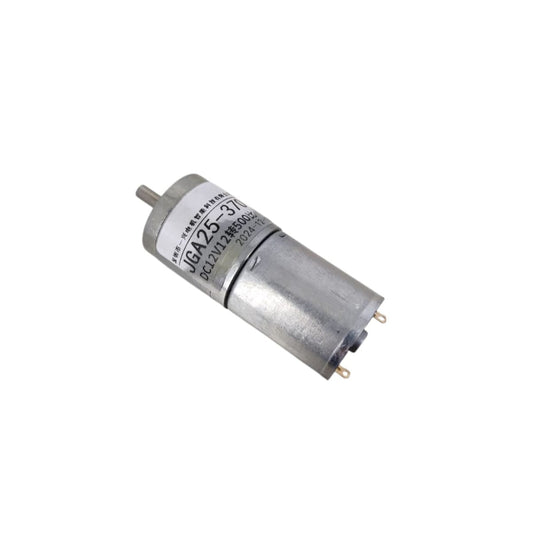 JGA25-370 12V DC gear motor - micro reduction motor for low-speed, high-torque applications.