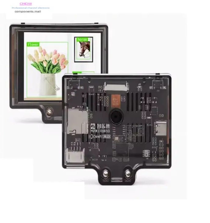 CanMv K210 AI vision sensor module showcasing camera and visual recognition technology for developers.
