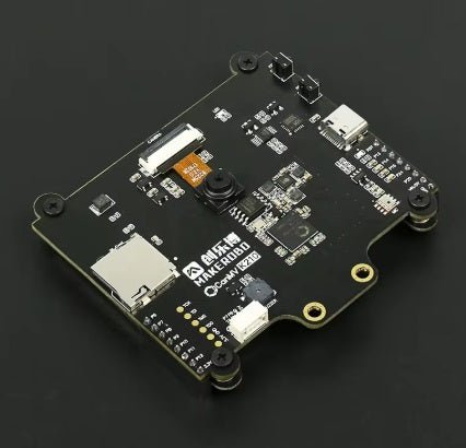 CanMv K210 AI vision sensor module for facial recognition, color detection, and object identification.