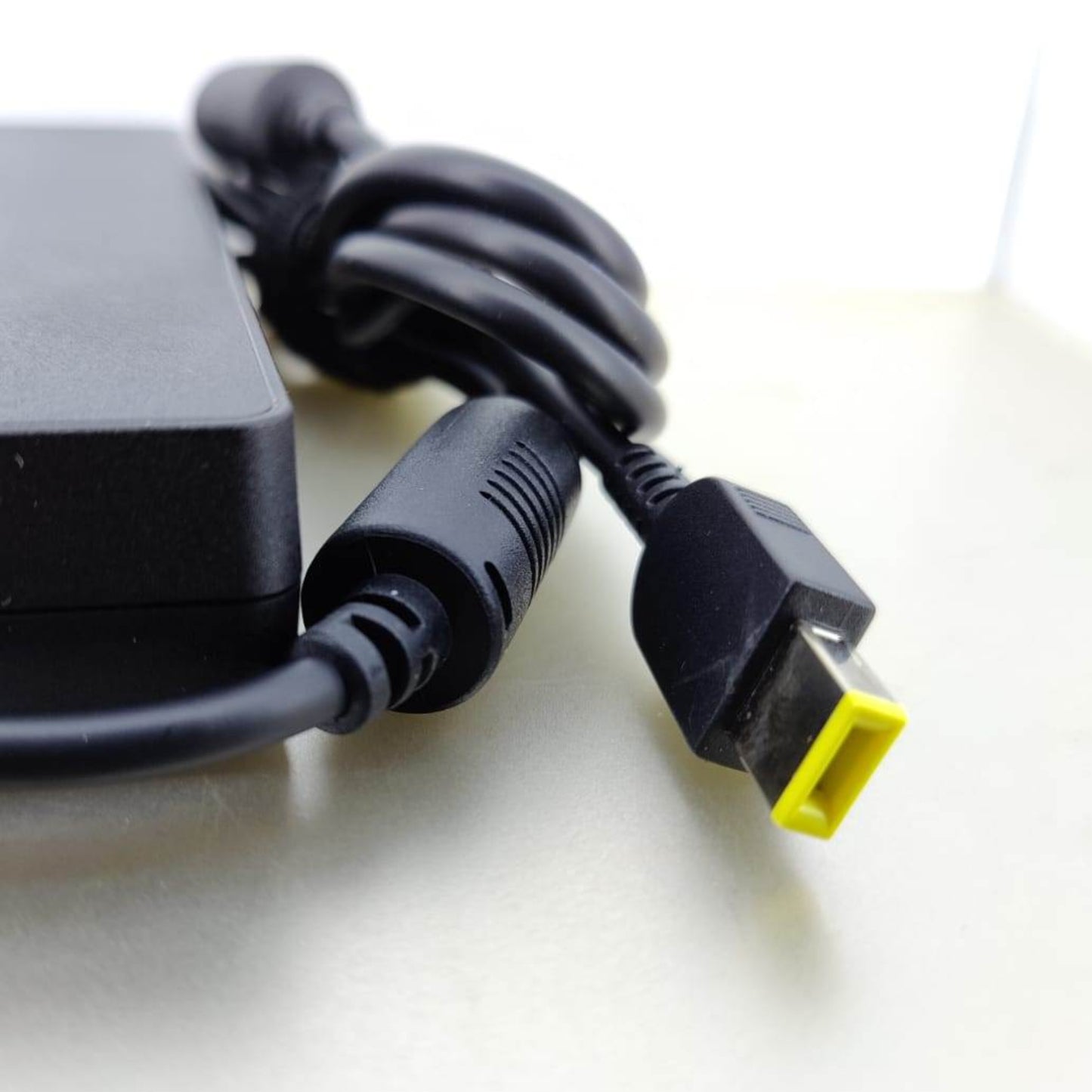 Lenovo 300W AC Adapter Charger for ThinkPad - 20V 15A Yellow Tip connection with yellow tip connector.