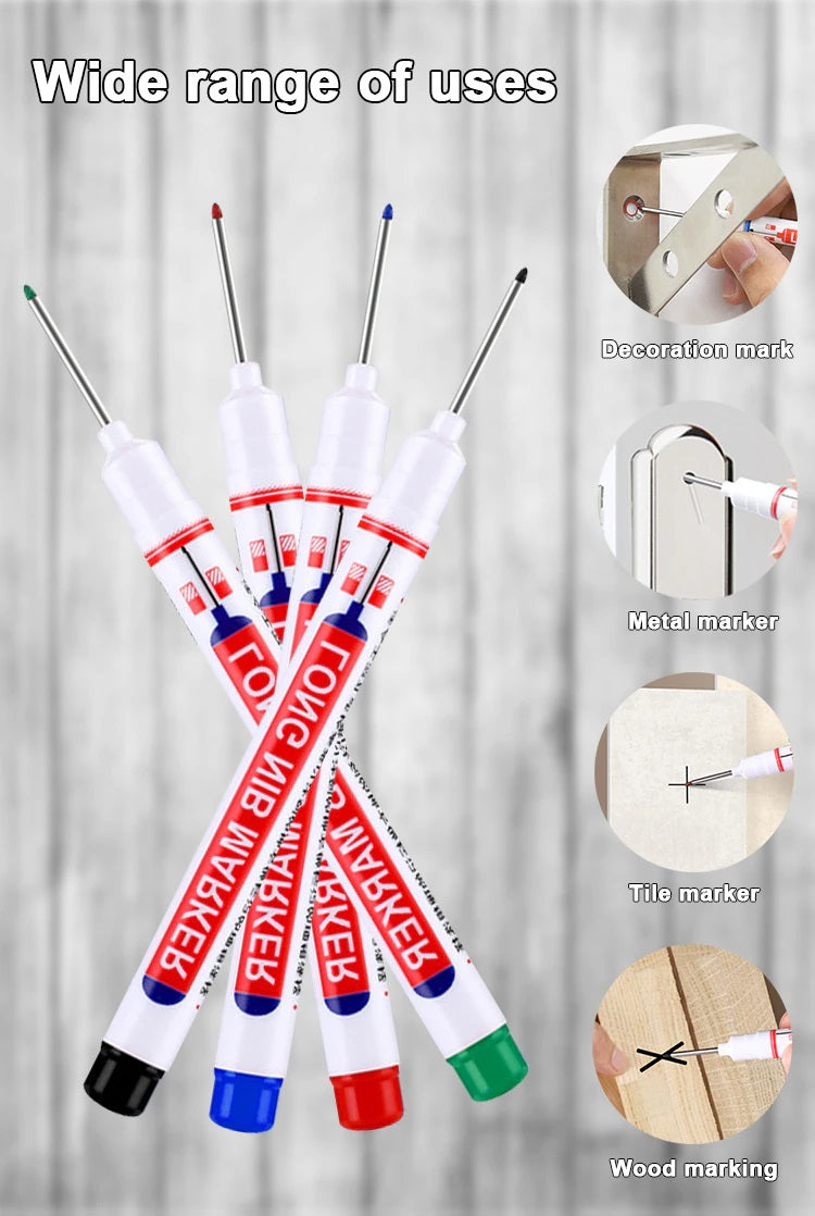 22mm Deep Hole Long Nib Head Markers