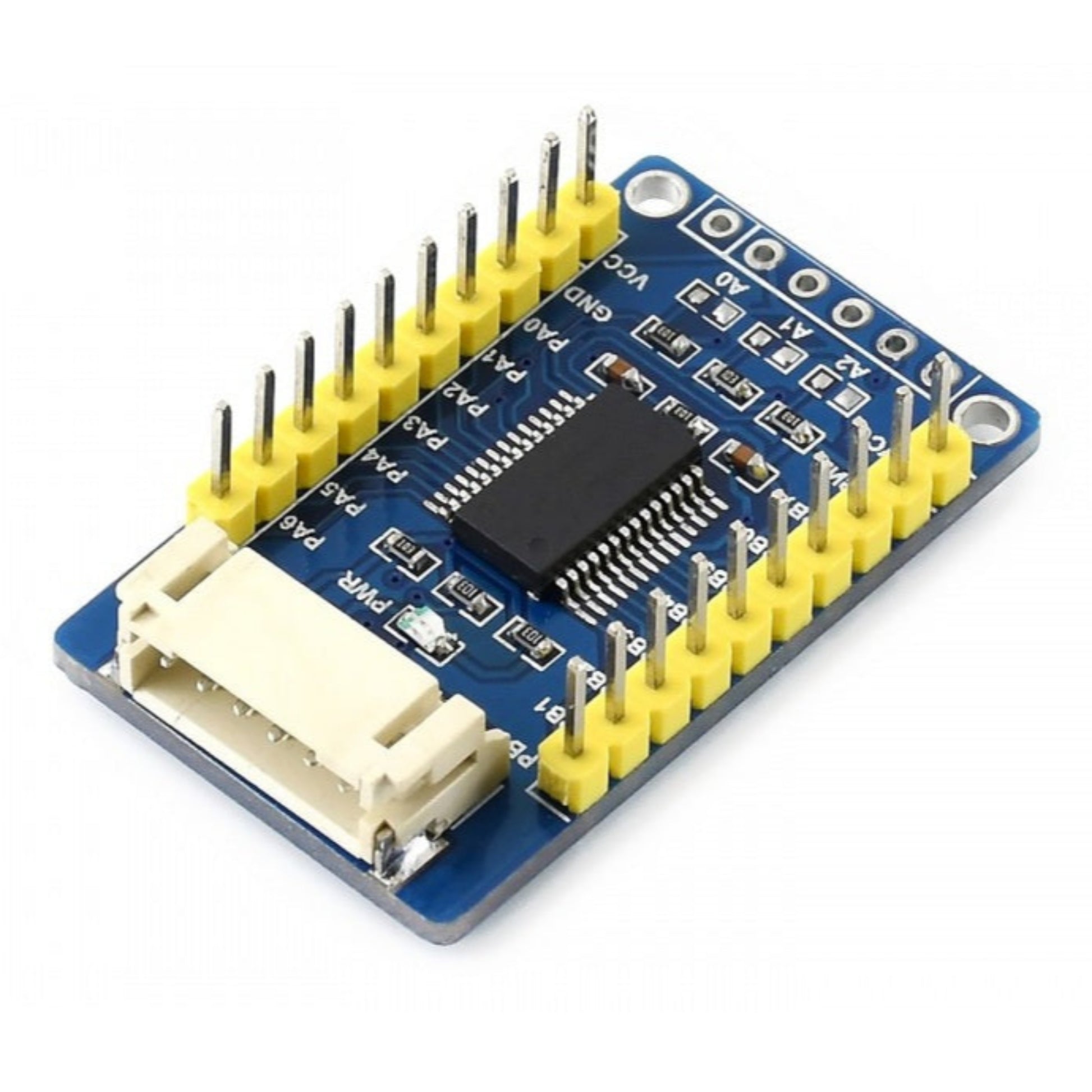 MCP23017 IO expansion board, 16 pins, I2C interface. Ideal for Raspberry Pi, Arduino, STM32.