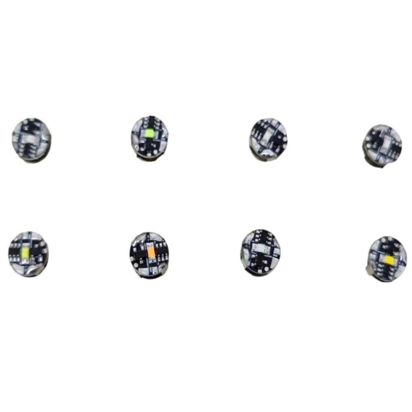 Mini Magnetic Control LED lamps showcasing diverse designs for DIY projects and dioramas.