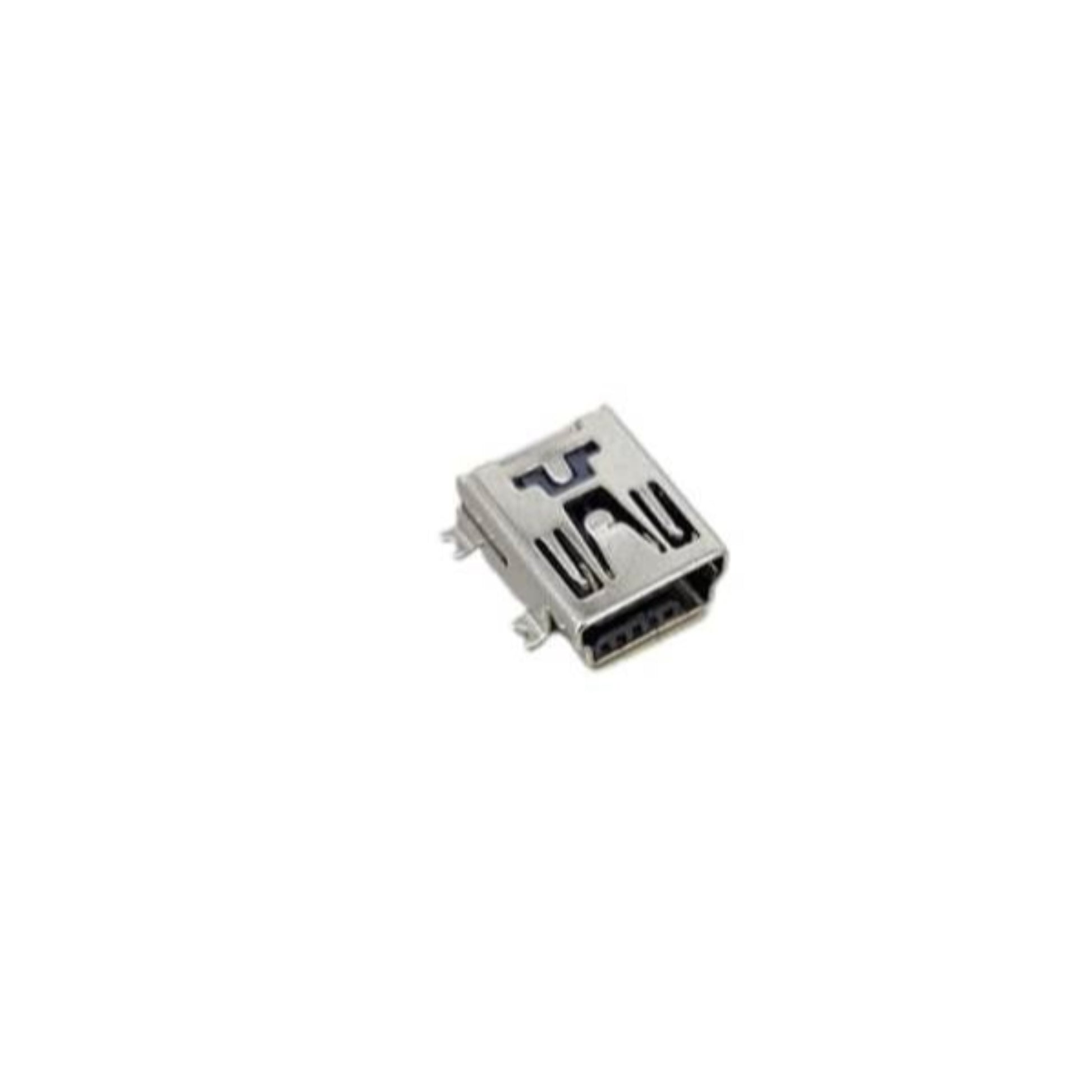 DIY Mini USB Adapter, USB Type B Female Port 5-Pin 180 Degree SMD SMT PCB Jack Socket, compact size 9x7.5x4mm.
