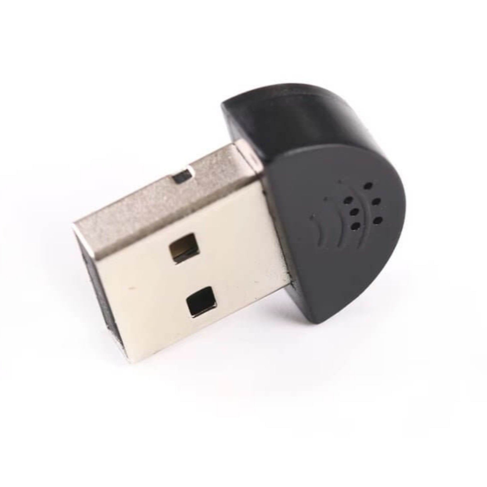 Compact Mini USB Microphone for PC and Raspberry Pi, plug-and-play design for easy use.