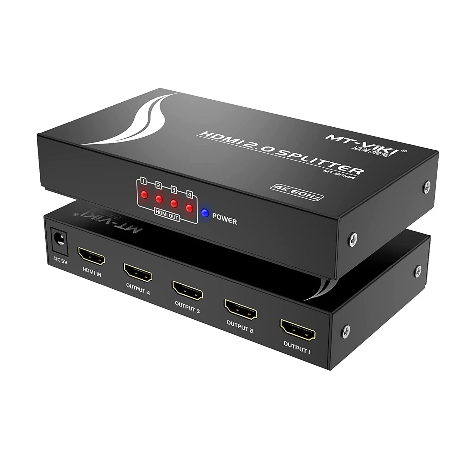 MT-ViKI 4K 30Hz HDMI splitter, 1 input to 4 outputs for multiple screens