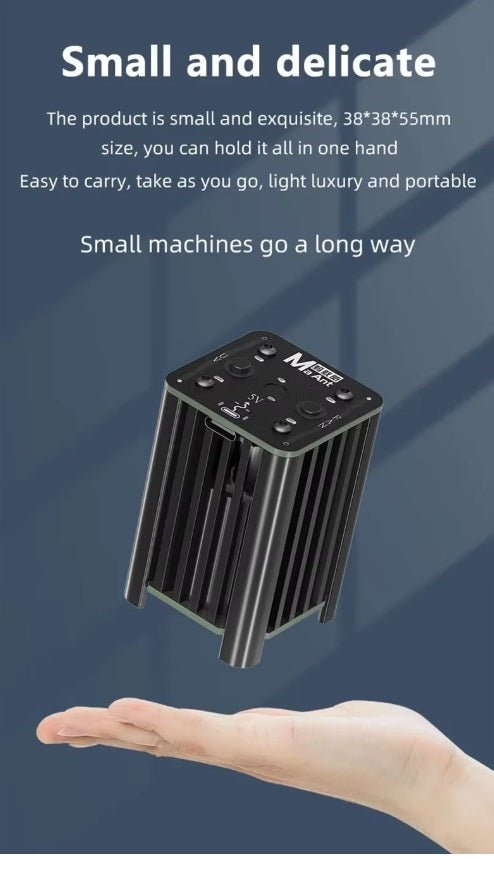 Small and portable cooling fan, easy to carry and ideal for maintenance operations, showcasing its compact size.