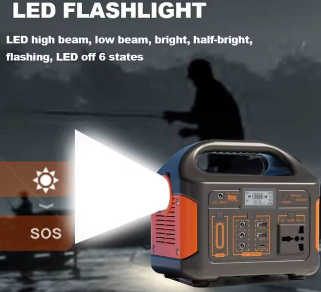 300W Portable Power Station - LiFePO4 Battery | Solar Ready - Sun Cheong Computer Company Limited