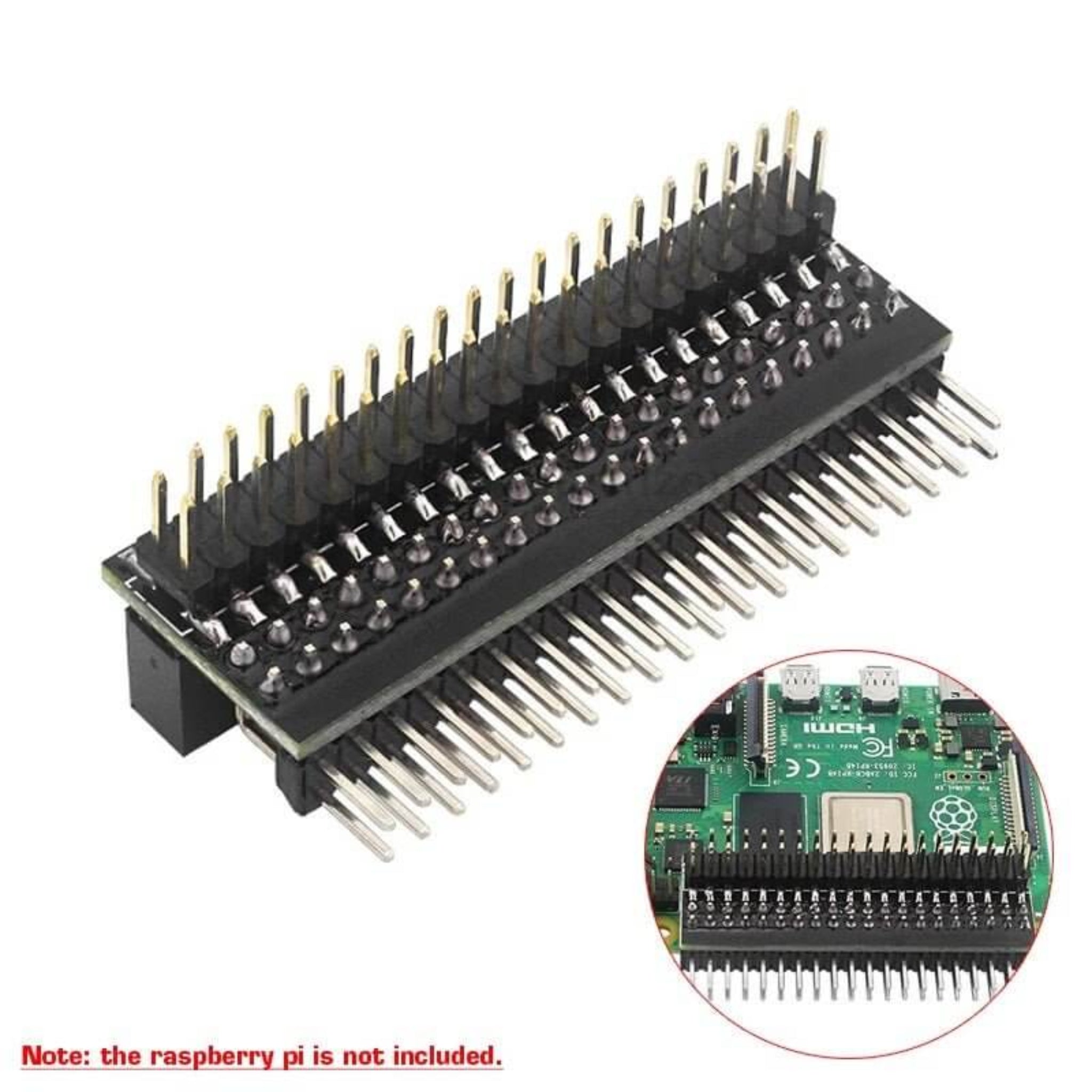 GPIO Expander For Raspberry Pi Pico - 40PIN Header With USB Power Input