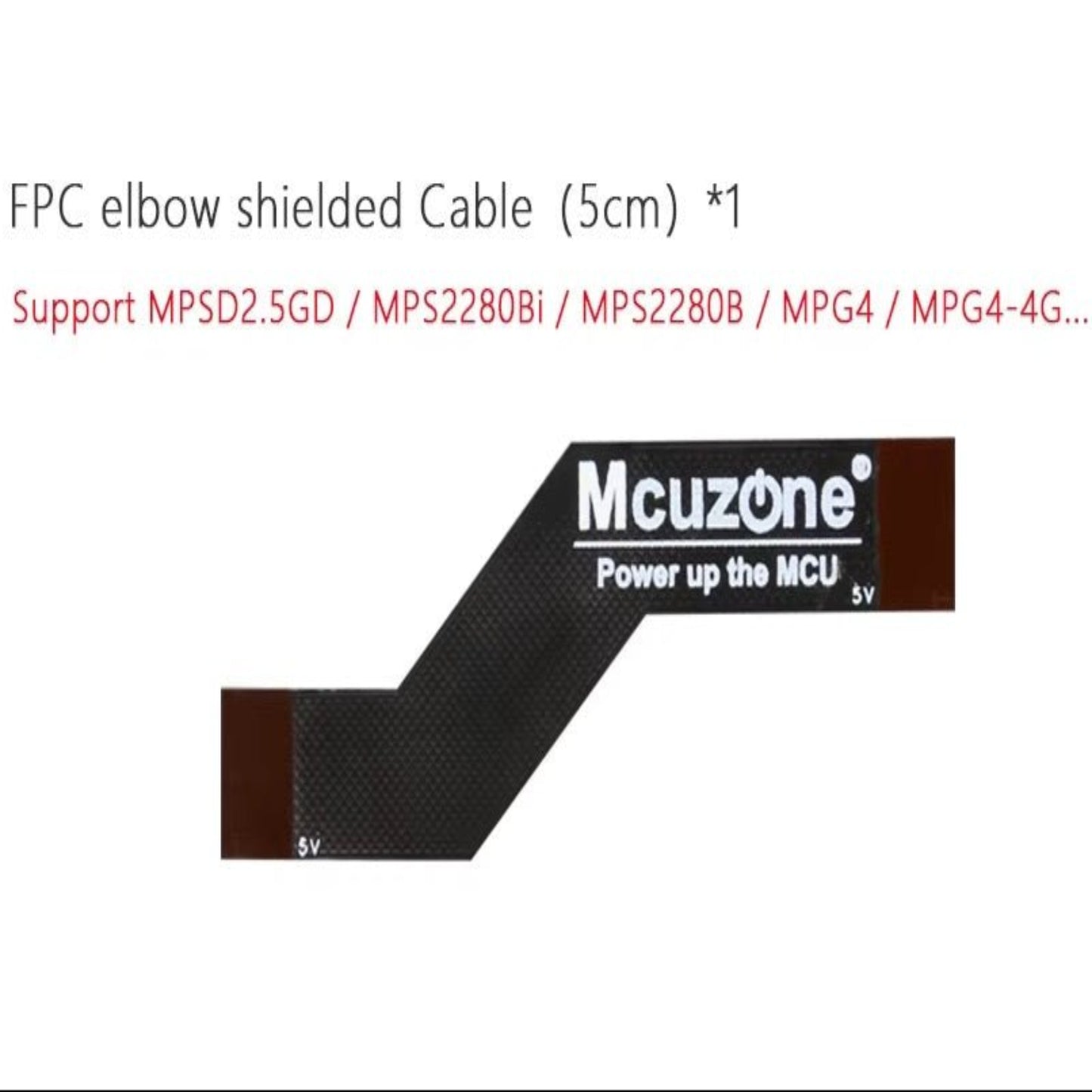 Raspberry Pi 5 16P FPC elbow shielded cable 5cm with PCIe differential pair impedance control.