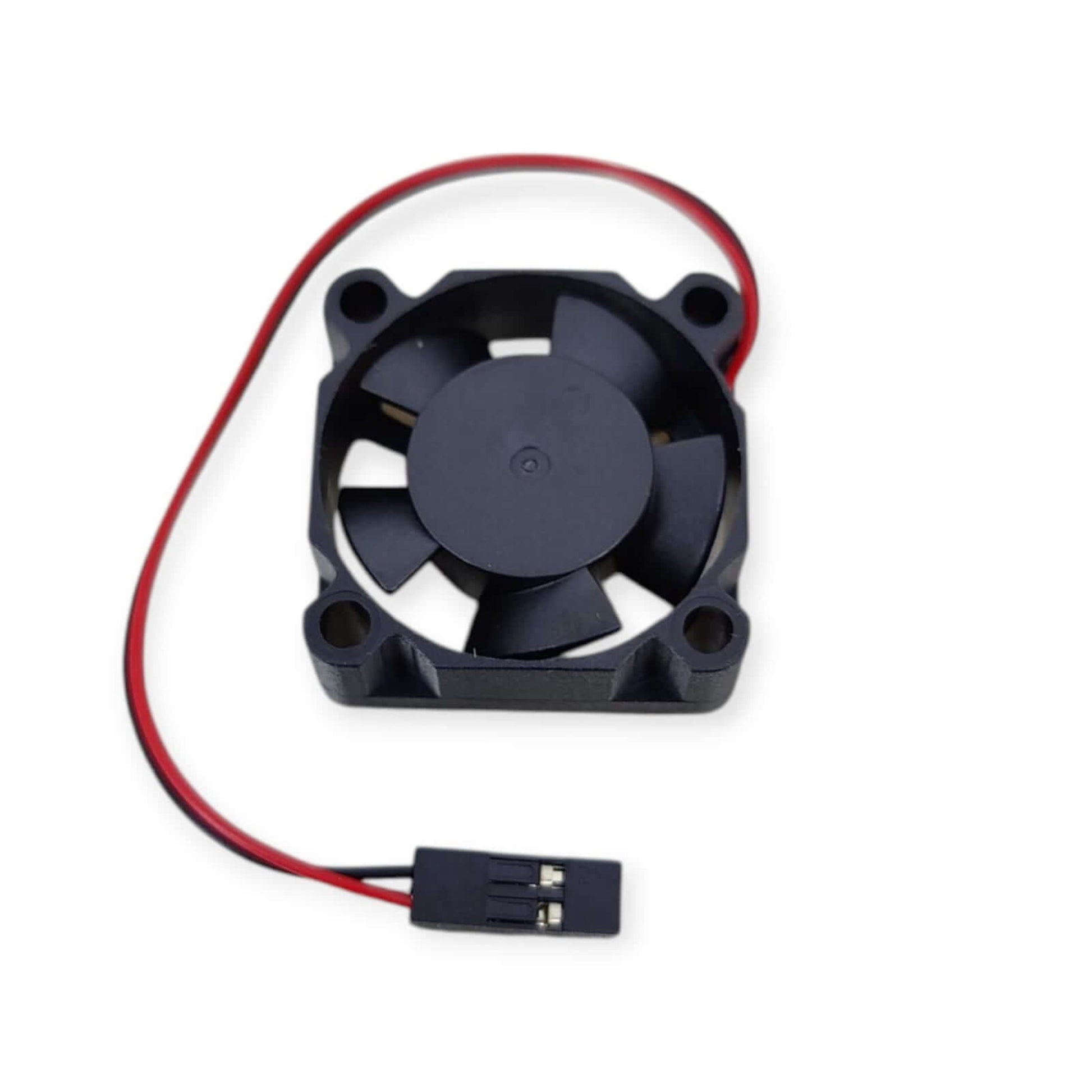 Raspberry Pi silent cooling fan with connectors for efficient heat dissipation in electronic projects.