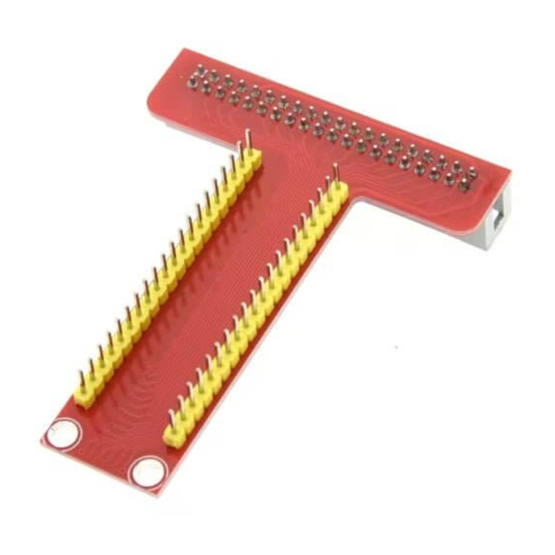 T-Type GPIO expansion board for Raspberry Pi 3B+/4B with 40 GPIO pins for easy prototyping and sensor integration.