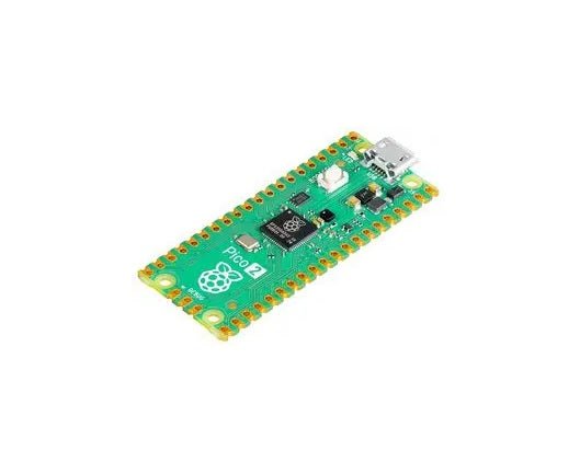 Raspberry Pi Pico 2 dual-core microcontroller board for advanced IoT and robotics projects.