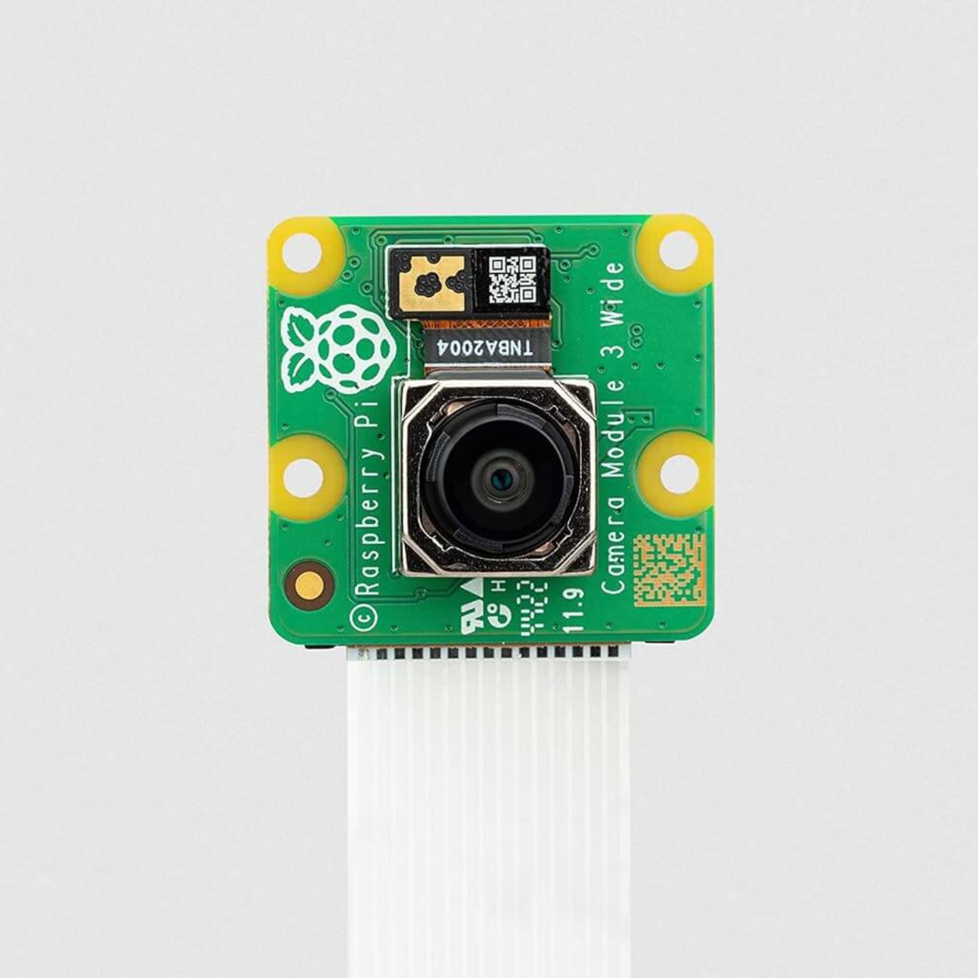 Raspberry Pi Camera Module 3 Wide 12MP IMX708 sensor with autofocus for RPi computers.