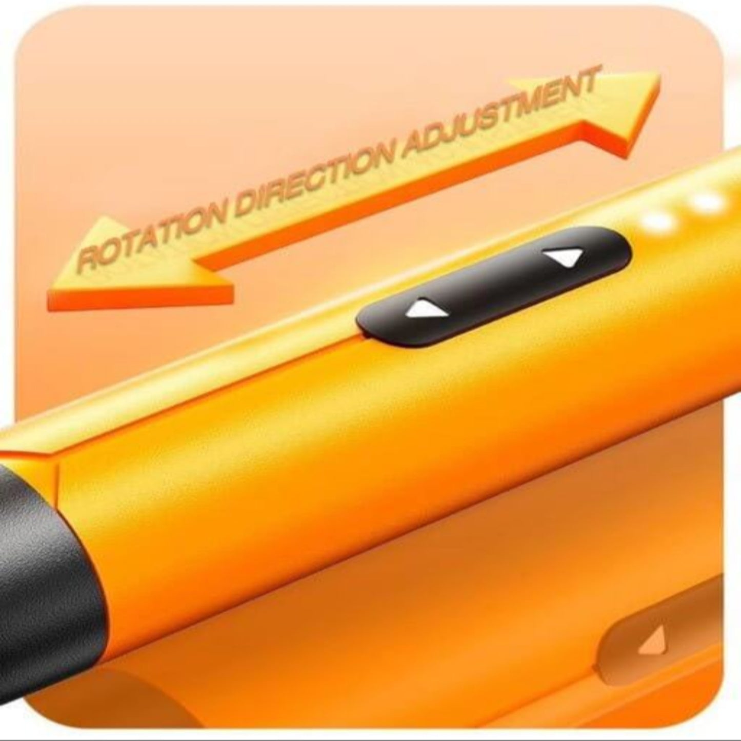 Close-up of a 46-in-1 electric screwdriver showing rotation direction adjustment buttons for precision repairs.