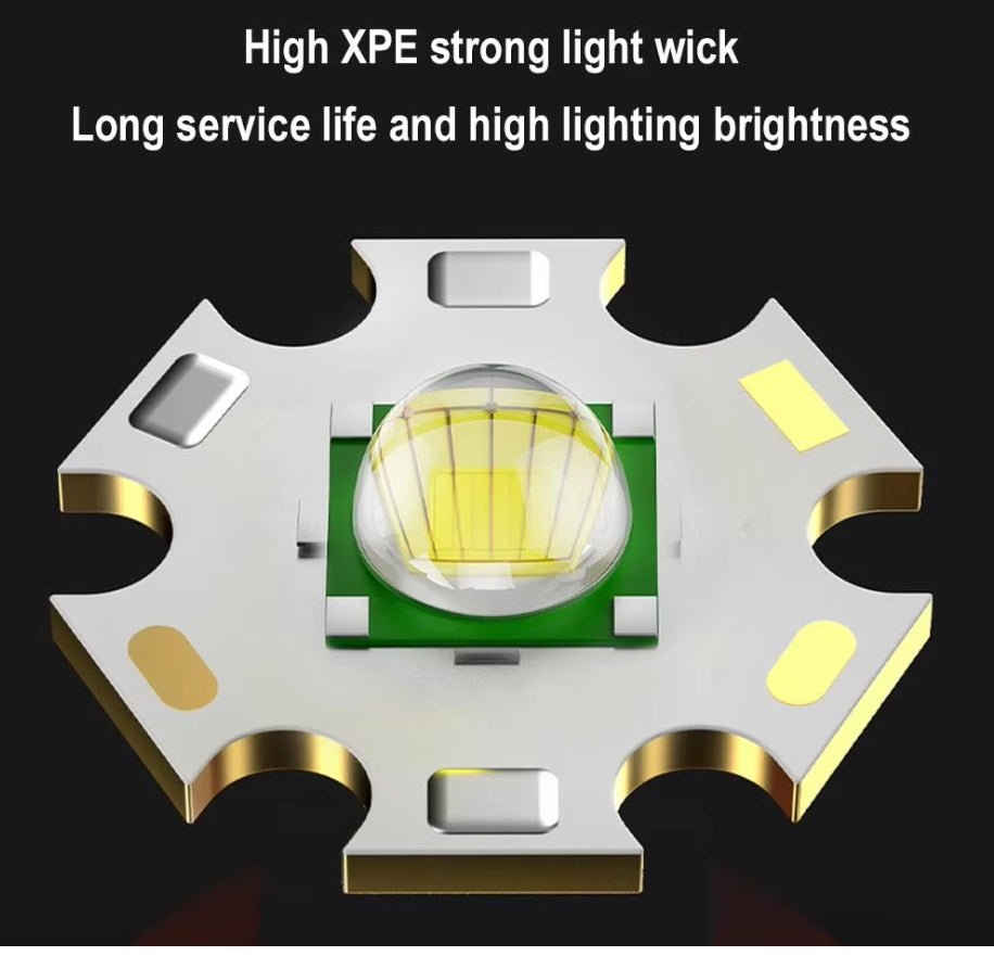 High XPE strong light wick for powerful brightness and long service life in LED flashlights.