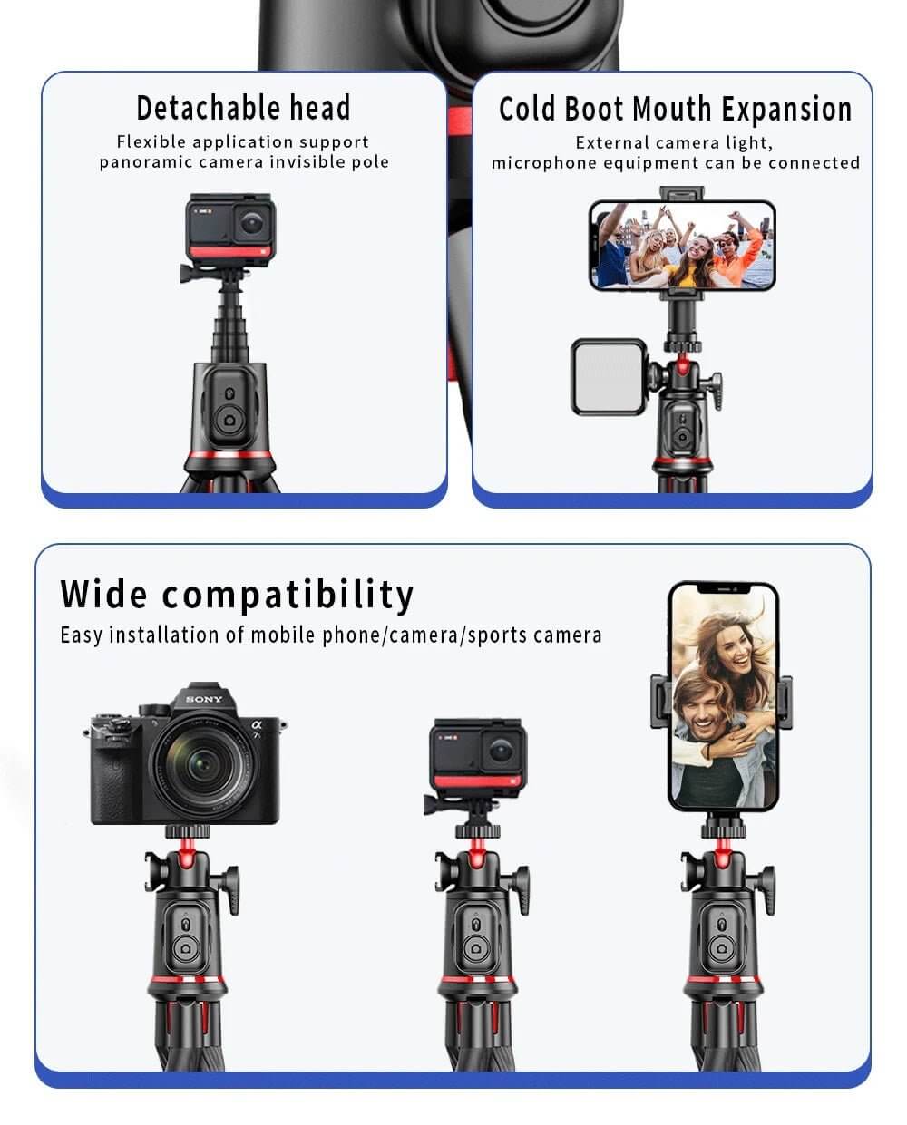 C03 Selfie Stick with Tripod - Sun Cheong Computer Company Limited