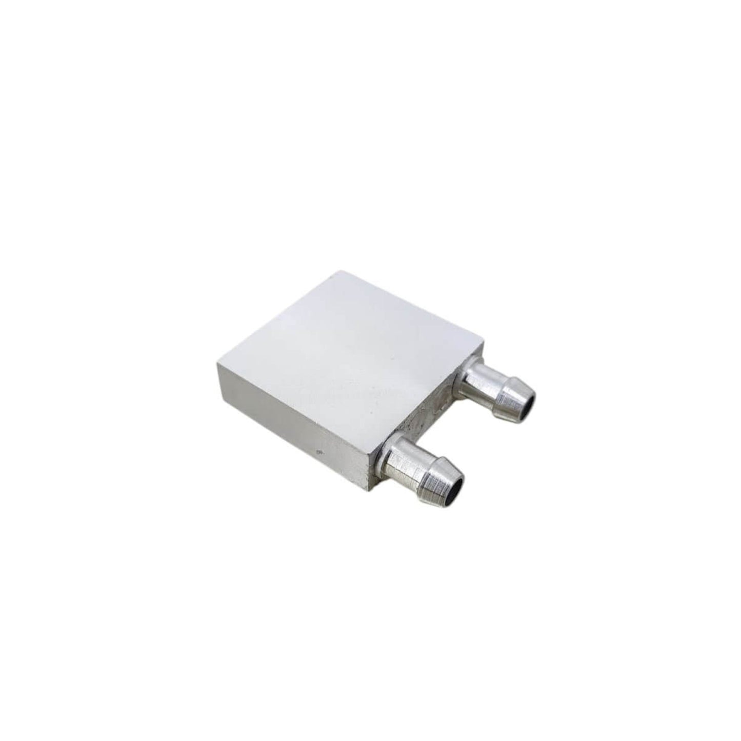 Aluminum water cooling block for CPU and GPU applications, designed for optimal heat dissipation and performance.