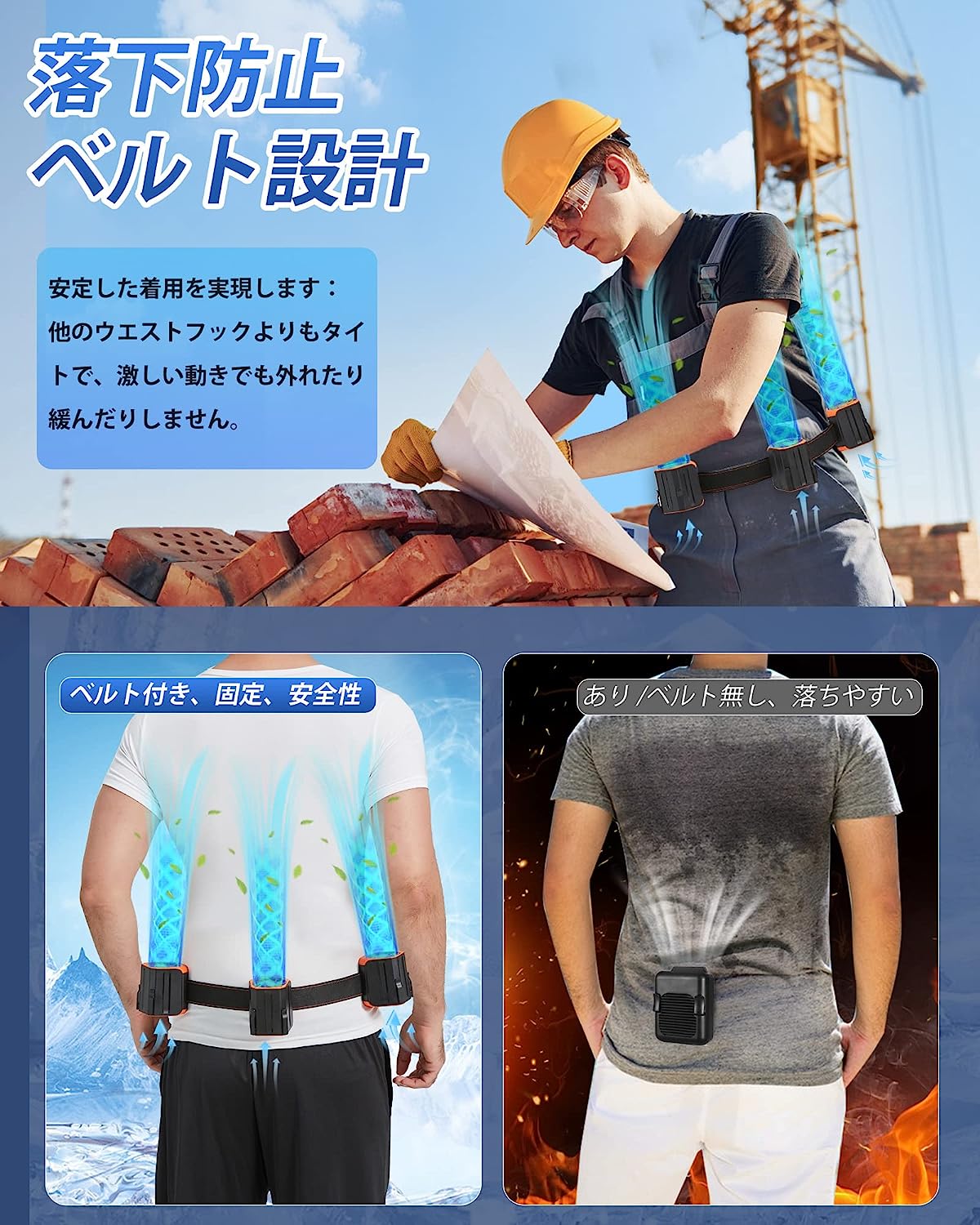掛腰風扇