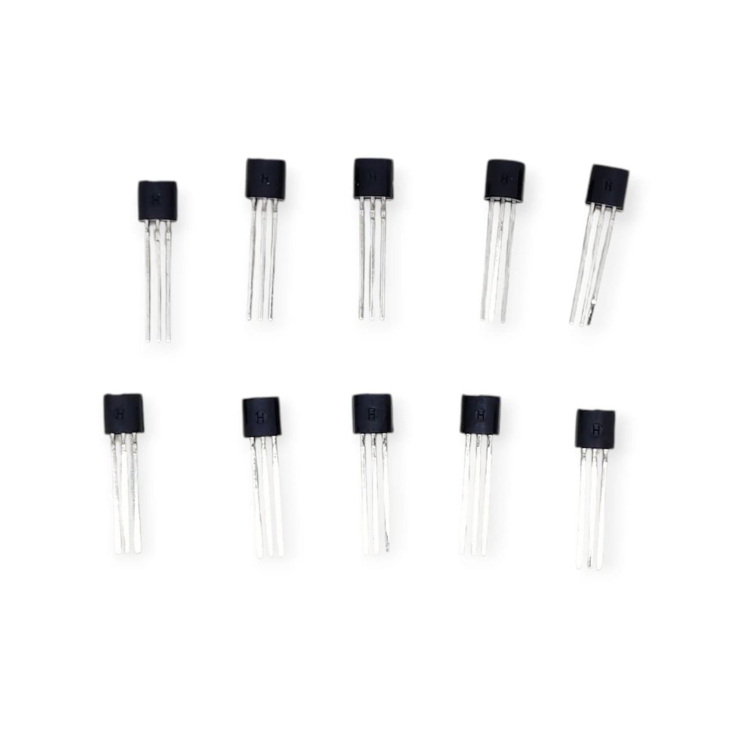 A pack of ten TL431A precision shunt regulators in a TO-92 package, arranged on a white background.