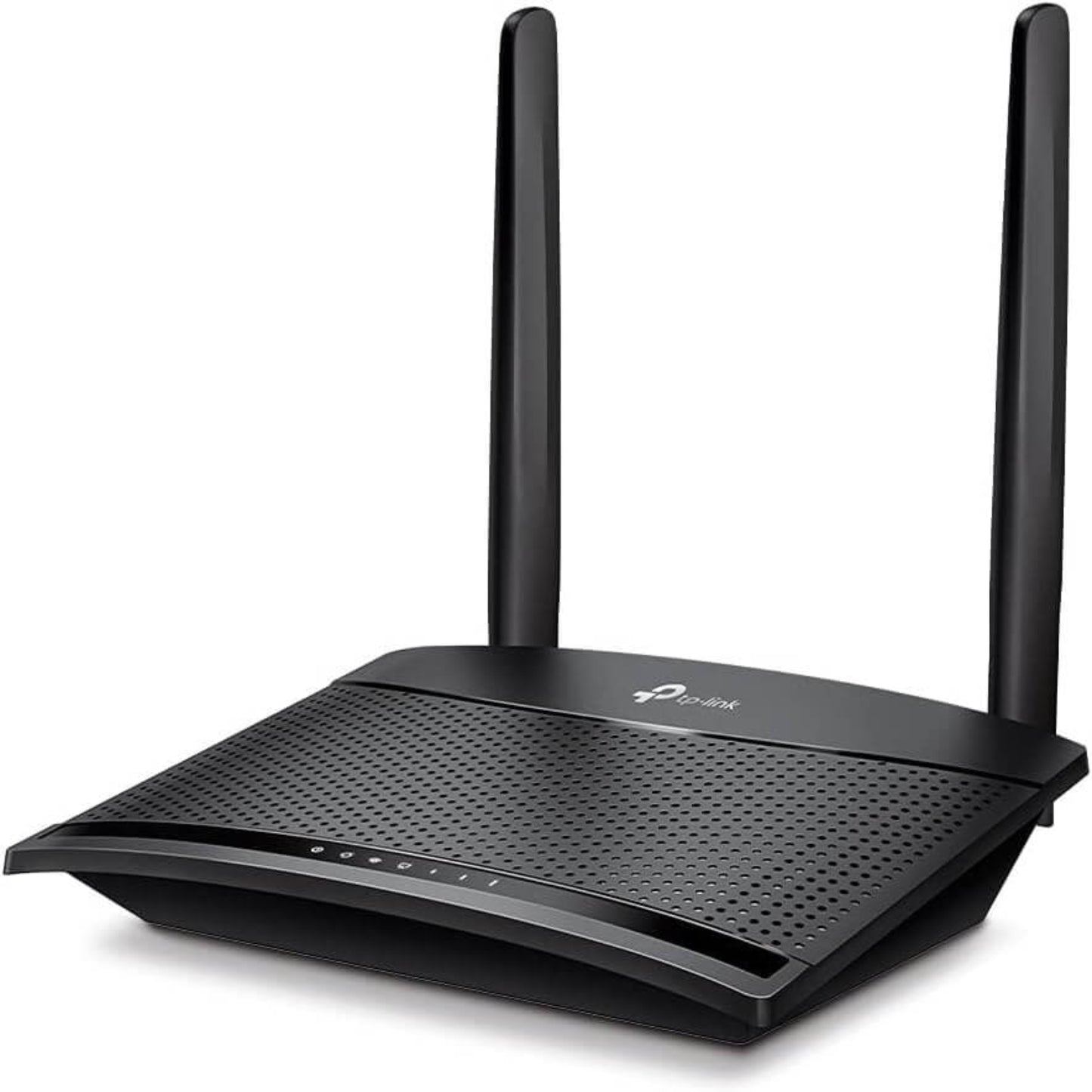 TP-Link TL-MR100 4G LTE Wi-Fi router with antennas, offering 300Mbps wireless connectivity for seamless internet access.
