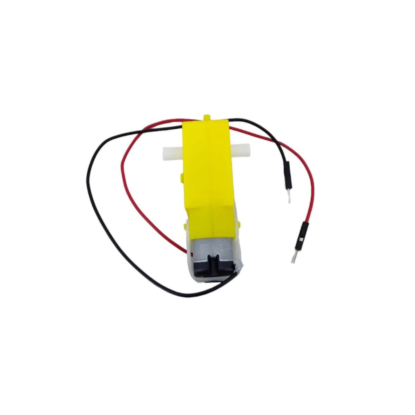 TT DC gear motor with Dupont male cable for robot intelligent car toy, dimensions 7x2.2x1.8cm, lightweight and versatile.