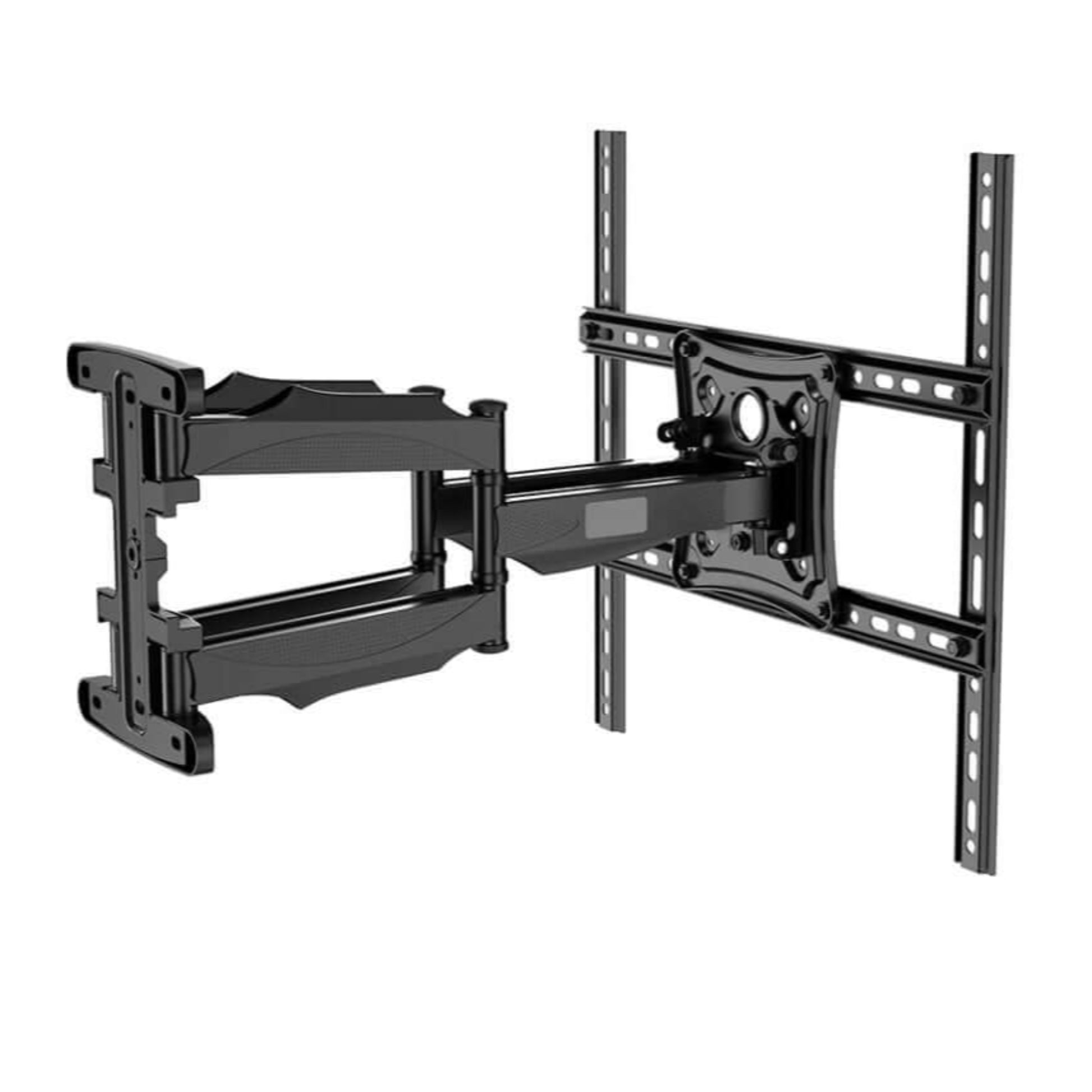 Full motion TV wall mount featuring swivel and tilt capabilities for 32"-60" flat-panel TVs.