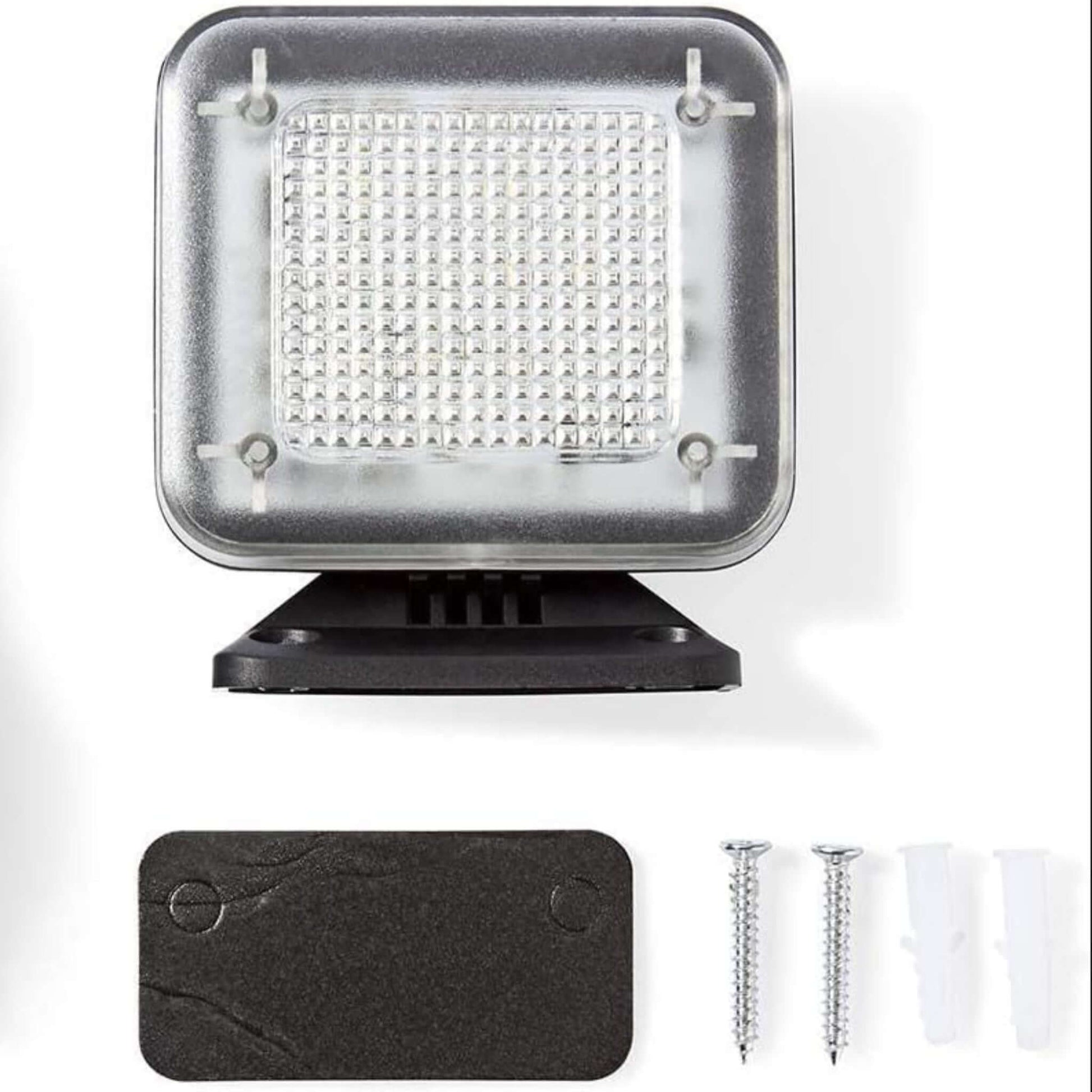 Simulator home security light with USB cable, mounting base, and accessories for realistic TV light effects.