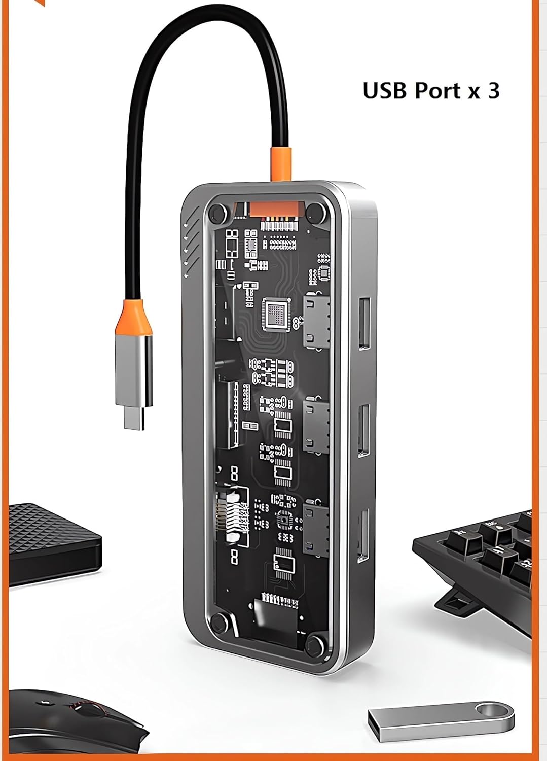 10 in 1 Type-c Hub Dock Station