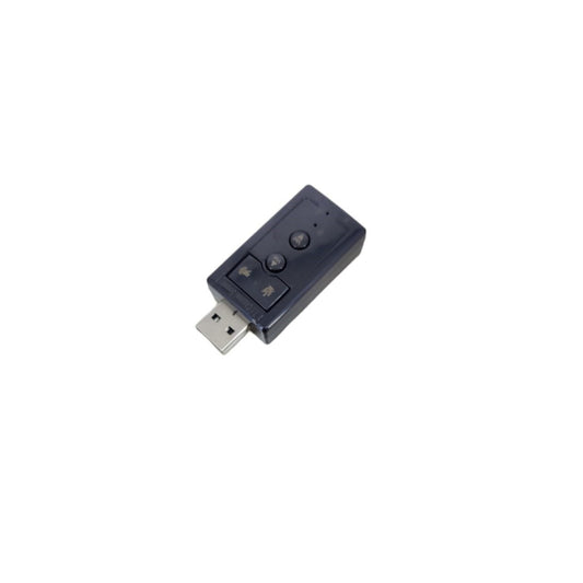 USB 2.0 Virtual 7.1 Channel External Sound Card Adapter for PC and Laptop