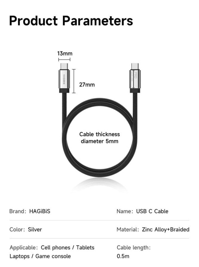 USB-C充電線