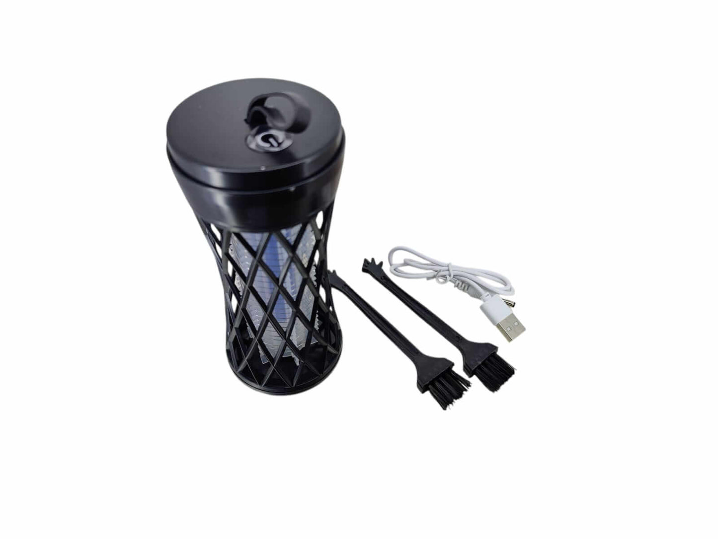USB electric mosquito killer lamp with accessories for effective mosquito elimination.