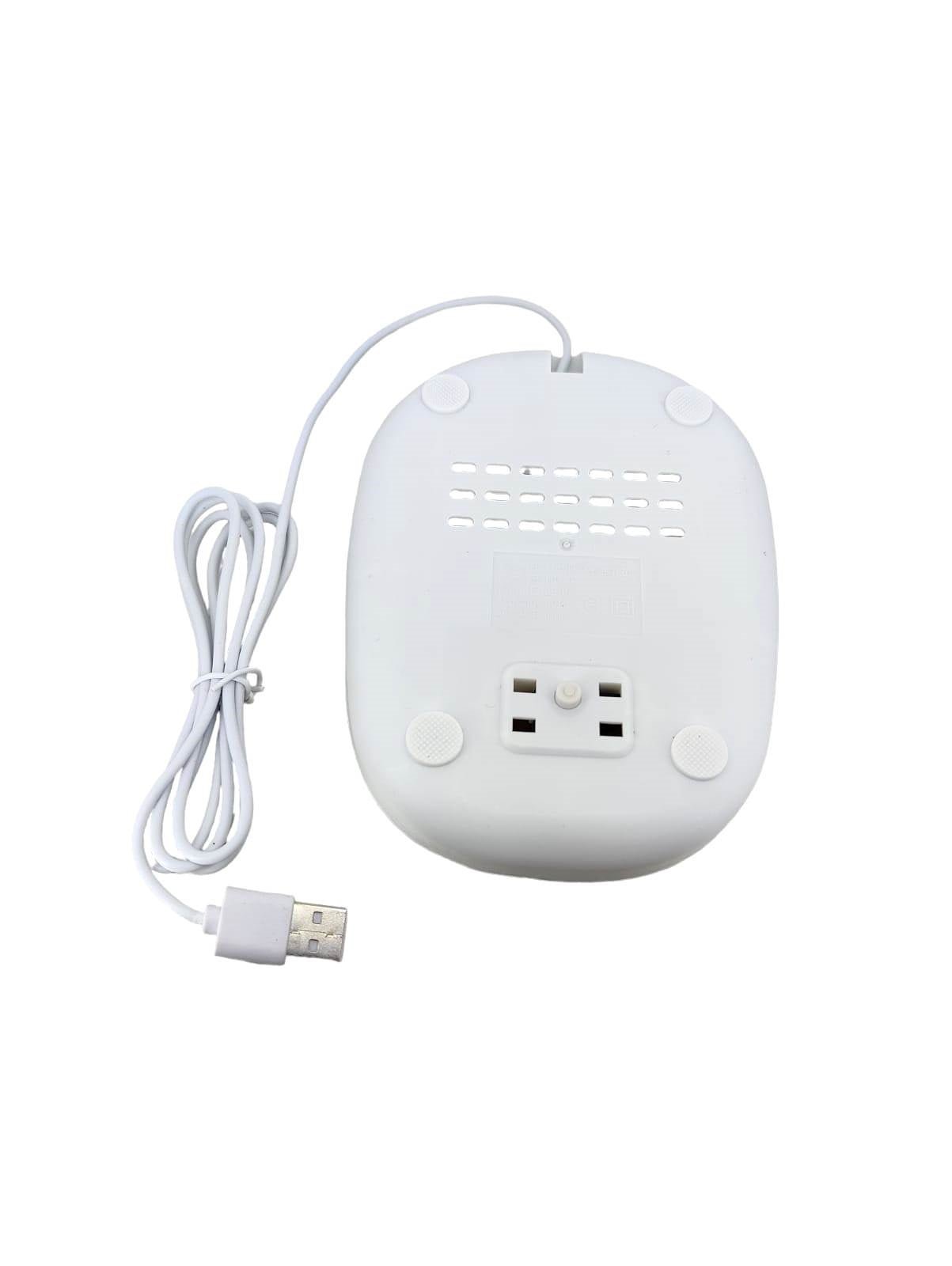 Mini USB heat pad warmer with USB cable, designed for keeping beverages warm.