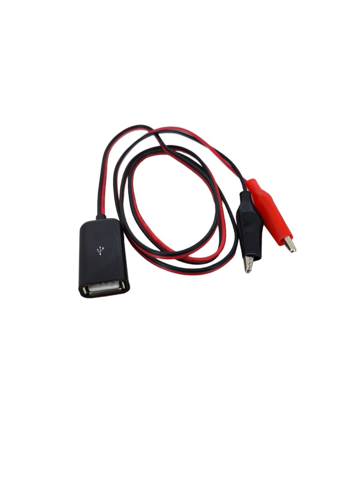 Alligator Clips, Crocodile clips to USB Male/ USB Female