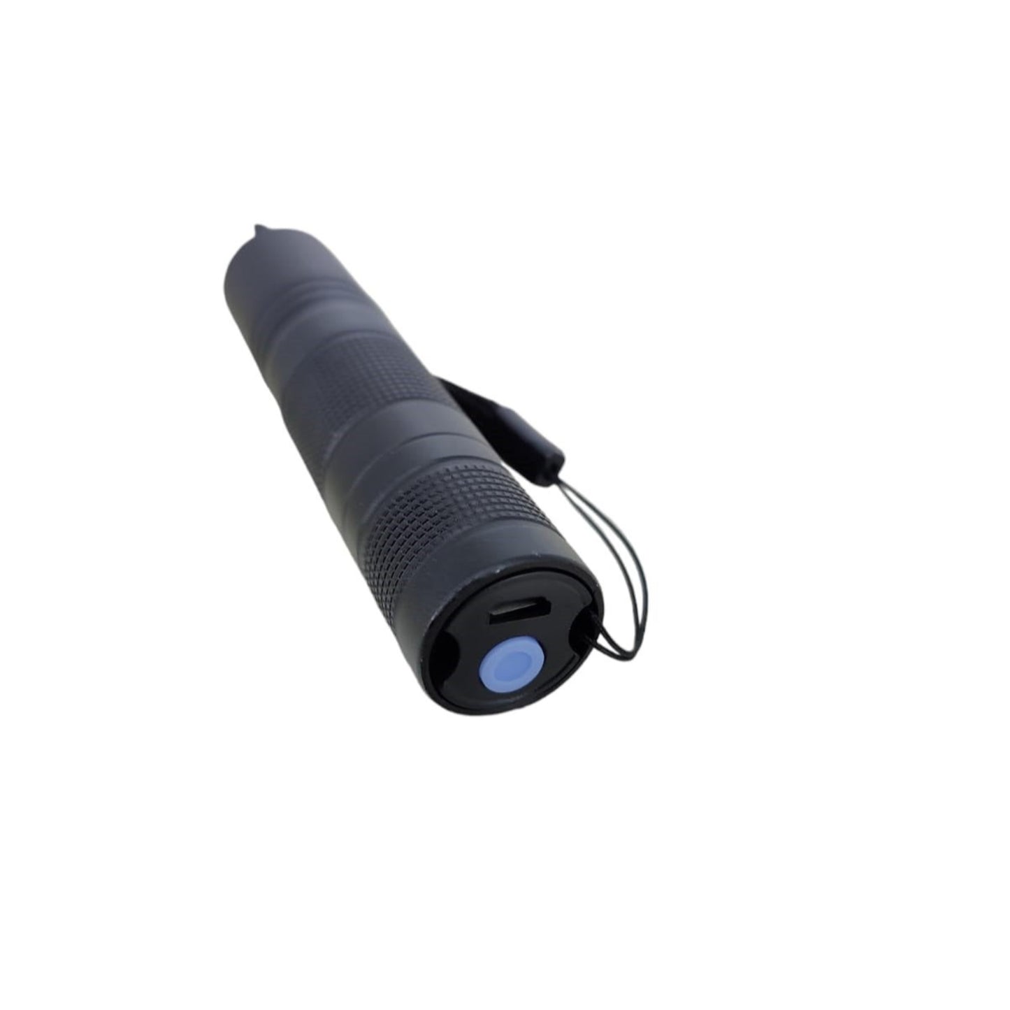 Rechargeable UV flashlight with filter, emitting true 365nm wavelength for rock hunting and pet urine detection.
