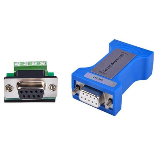 Z-TEK ZY092 RS232 to RS485 Converter with serial connectors for industrial communication.