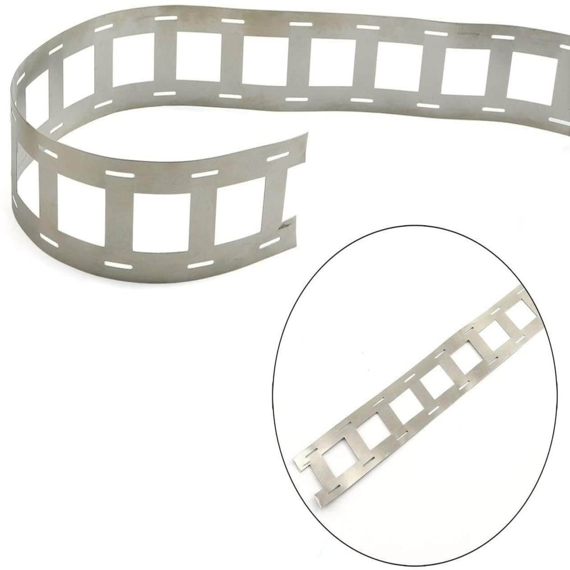 10M 18650 nickel-plated steel strip for battery spot welding, 27mm wide and 0.12mm thick, ideal for battery assembly.