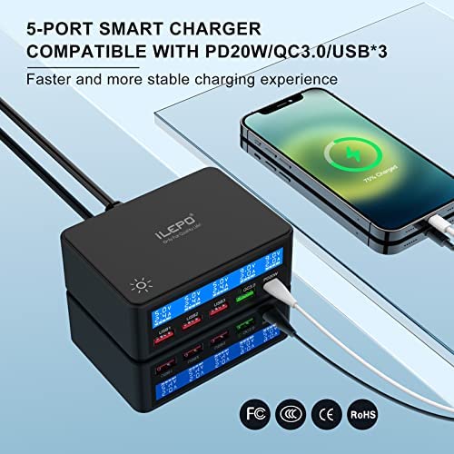 5位 type-c + usb 火牛 hk