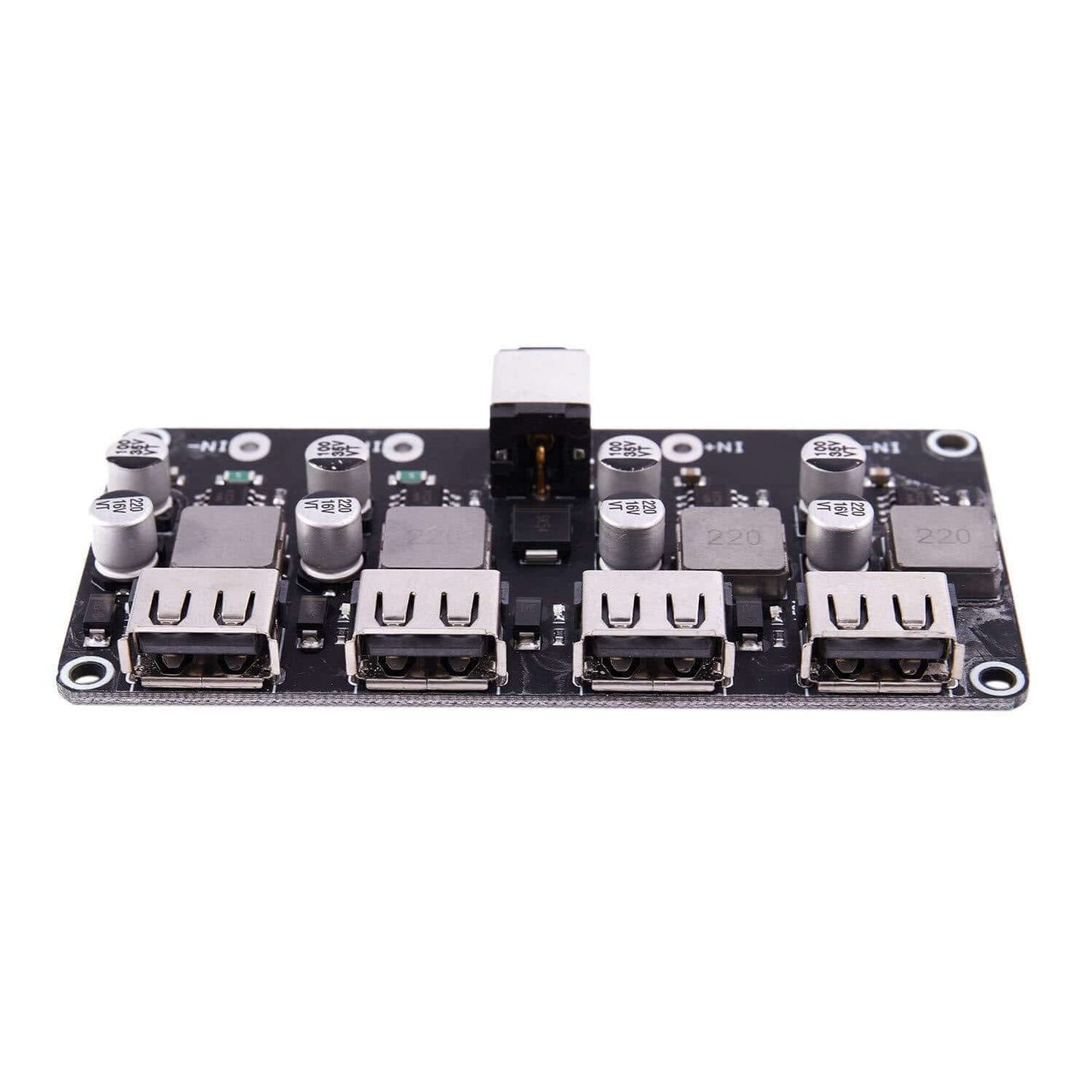 4 Channel USB Qc3.0 Buck Converter Charging Module with multiple USB outputs for versatile fast charging.