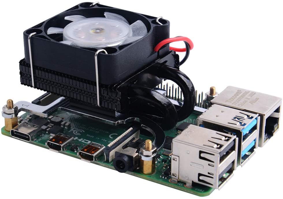 Raspberry Pi 4B/3B+/3B冰塔式散熱器 可選銀或黑