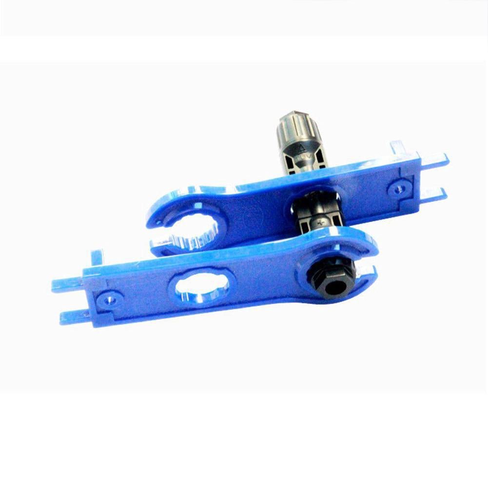 1Pair x Blue ABS Plastic MC4 Spanner Wrench Tool for Solar Panel Connector Installation and Disassembly