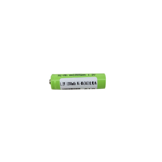 AA NiMH rechargeable battery 1.2V 1200mAh with soldering for DIY projects and electronics.