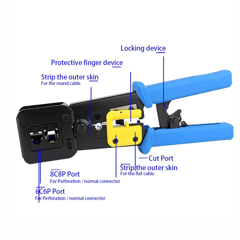 Network Crimping Tool for RJ11/RJ12/CAT5/CAT6/Cat5e