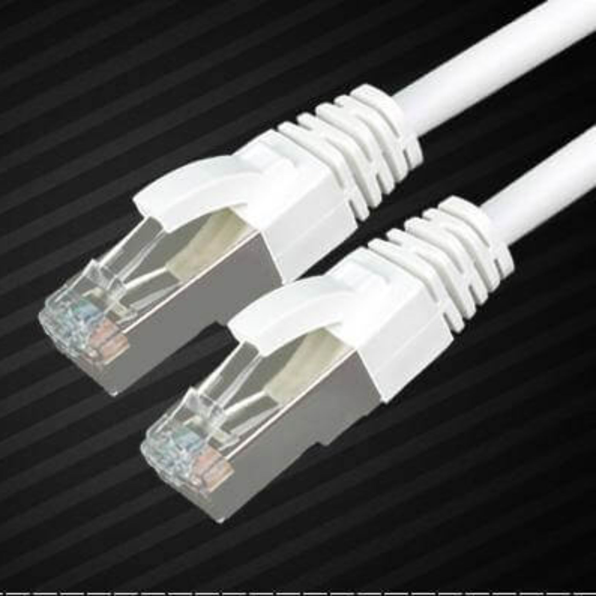 Cat6 RJ45 Ethernet cable for high-speed internet connection, ideal for routers, PCs, and gaming consoles.