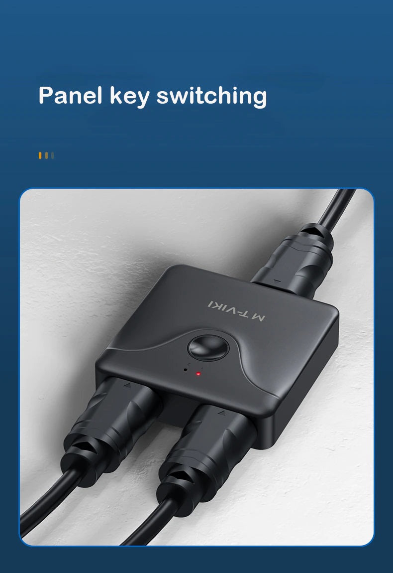 MT-DP121 2 port Bi-direction displayport DP switch support 4K