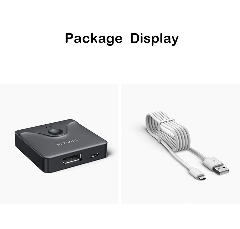 MT-DP121 2 port Bi-direction displayport DP switch support 4K