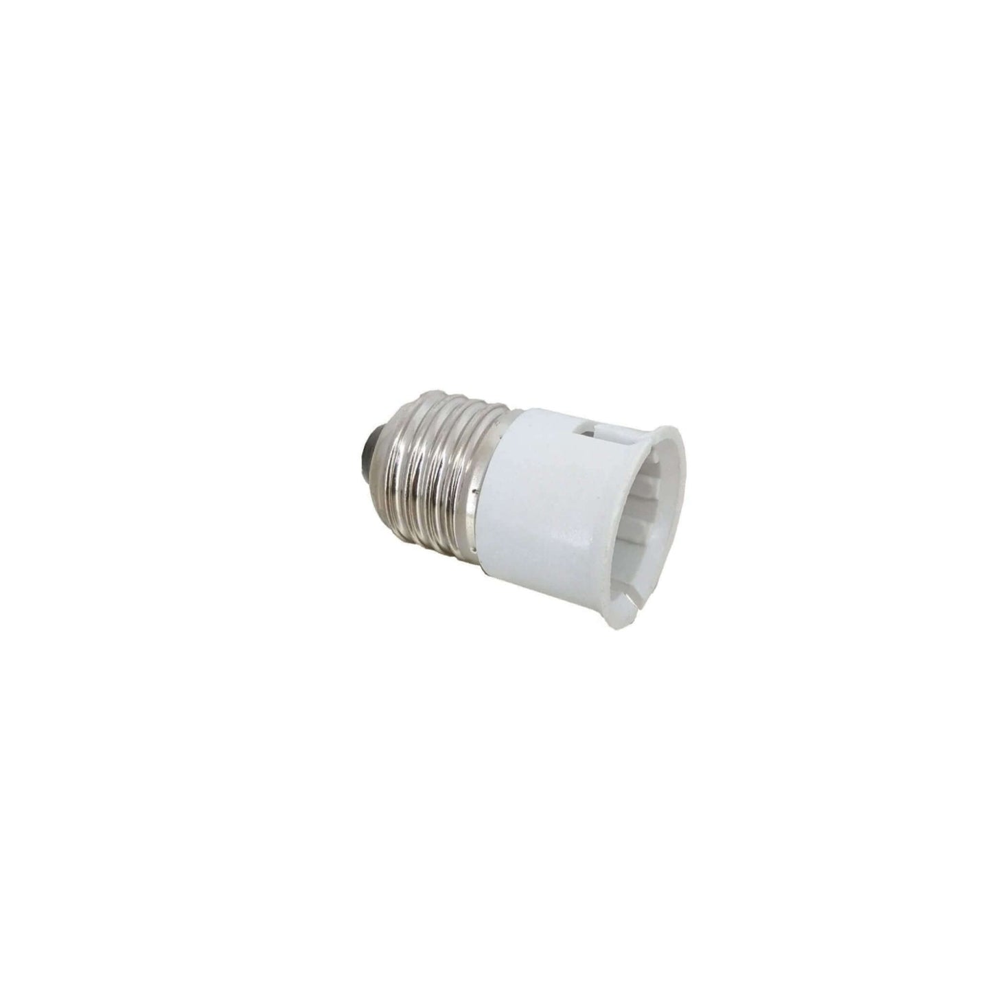 E27 Male to B22 Female light bulb adapter for seamless lamp holder compatibility.