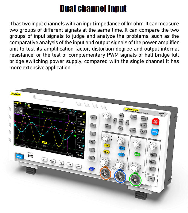 FNIRSI-1014D Digital Oscilloscope