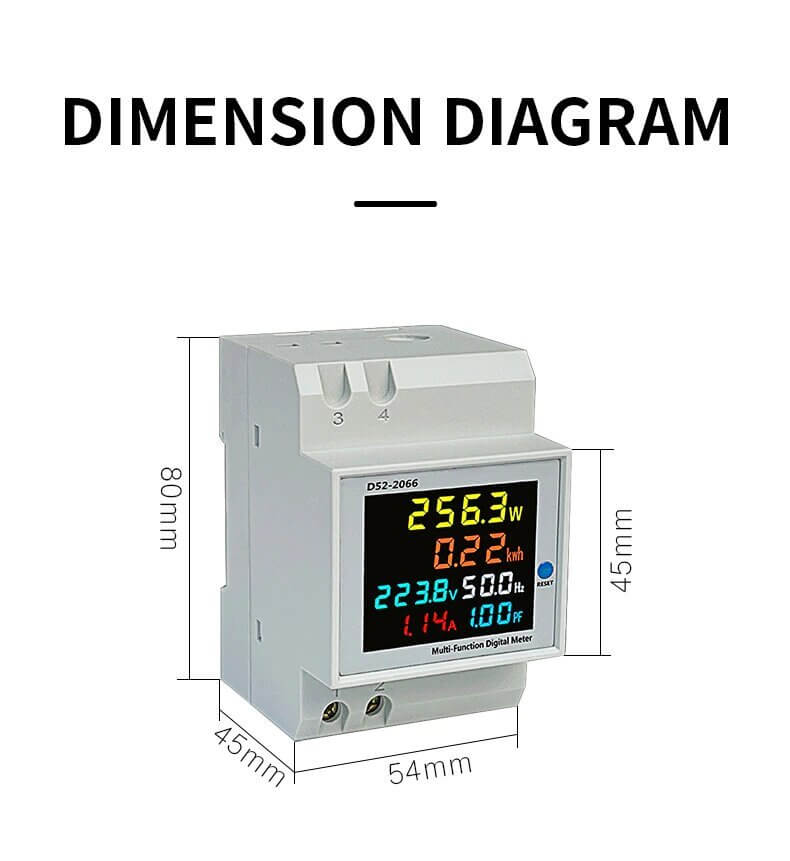 D52 - 2066 Multi - Function Meter AC40 - 300V - Sun Cheong Computer Company Limited