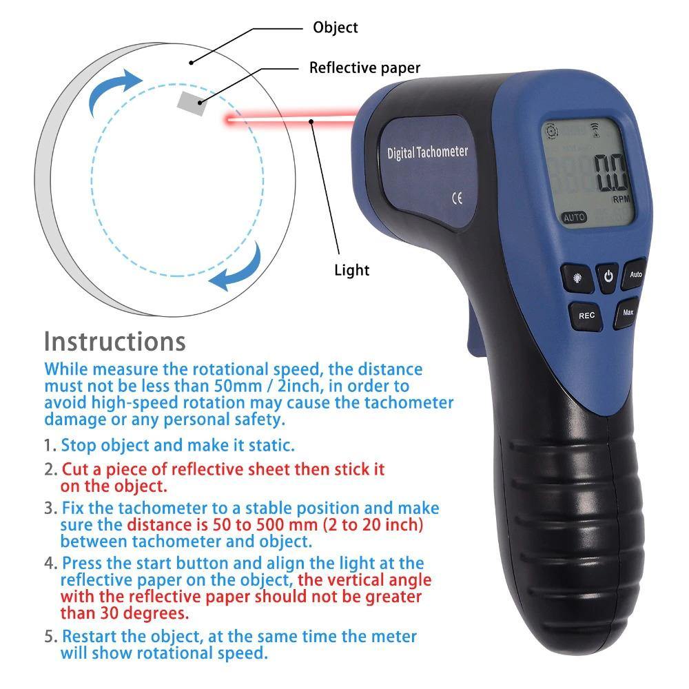 Digital Tachometer Gun hk